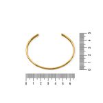 Base De Pulseira Ouro 50 mm