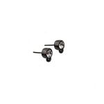 Base de Brinco Redondo com Strass Grafite 8 mm
