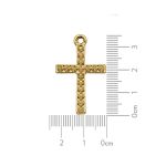 Pingente Cruz Ouro22 mm
