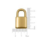 Pingente Cadeado Ouro 20 mm