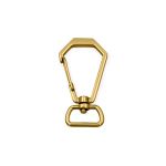 Chaveiro Trapézio Ouro 34 mm
