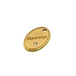 Pingente Esperança Ouro 14 mm