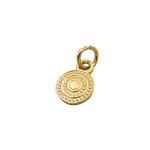Pingente Medalha Ouro 11 mm