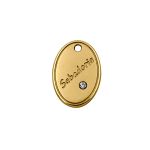 Pingente Sabedoria Ouro 14 mm