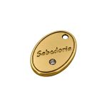 Pingente Sabedoria Ouro 14 mm