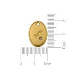 Pingente Sorte Ouro 14 mm