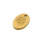 Pingente Sorte Ouro 14 mm
