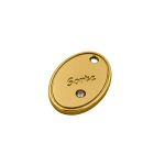 Pingente Sorte Ouro 14 mm