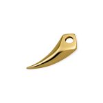 Pingente Curvado Ouro 14 mm