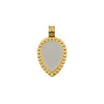 Pingente Oval Ouro 30 mm