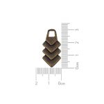 Pingente Trabalhado Ouro V 15 mm