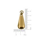 Pingente Puxador Ouro 15 mm