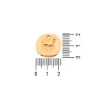 Pingente Cavalo Ouro 21 mm