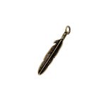 Pingente Folha Ouro V 10 mm