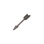 Pingente Flecha Prata V 11 mm