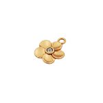 Pingente Flor Ouro 17 mm