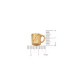 Pingente Coffee Ouro 18 mm