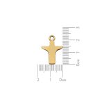 Pingente Cristo Ouro 17 mm