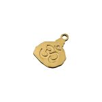 Pingente Buda Ouro 19 mm