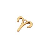 Pingente Signo Áries Ouro 19 mm