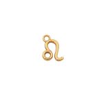 Pingente Signo Leão Ouro 13 mm