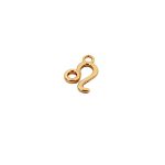 Pingente Signo Leão Ouro 13 mm