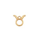 Pingente Signo Touro Ouro 20 mm