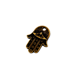 Pingente Mão de Fátima Ouro Velho 15 mm