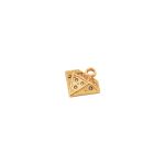 Pingente Diamante Ouro 18 mm