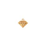 Pingente Diamante Ouro 18 mm