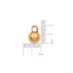 Pingente Bolinha Ouro 14 mm