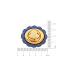 Fecho Trabalhado Ouro 37 mm