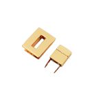 Fecho Liso Ouro 25 mm