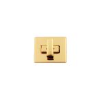 Fecho Liso Ouro 25 mm