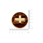 Fecho Redondo Ouro 54 mm