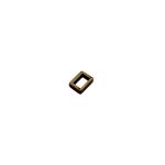 Passador Retangular Ouro V 8 mm