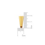 Passador Triangular Ouro 7 mm