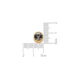 Passador Redondo Ouro 10 mm