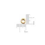 Passador Circular Ouro 8 mm
