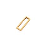 Passador Retangular Ouro 9 mm