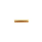 Passador Retangular Ouro 9 mm