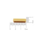 Passador Retangular Ouro 9 mm