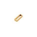 Passador Retangular Ouro 9 mm
