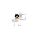 Passador Redondo Ouro 10 mm