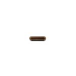 Passador Retangular  Ouro V 4 mm