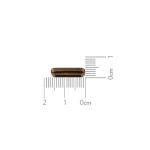 Passador Retangular  Ouro V 4 mm