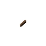 Passador Retangular  Ouro V 4 mm