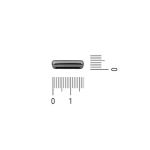 Passador Retangular  Níquel 4 mm