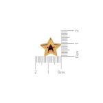 Passador Estrela Ouro 15 mm