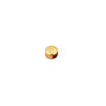 Passador Redondo Liso Ouro 10 mm